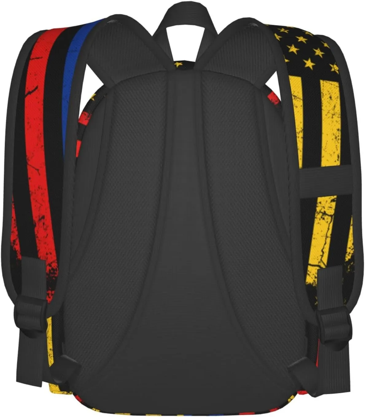 Colombian American Flag Colombia Roots America Laptop Commuter Backpack Shoulder Bag Casual Back Pack Daypack Bags With Side Pockets For Work Travel Daily Use