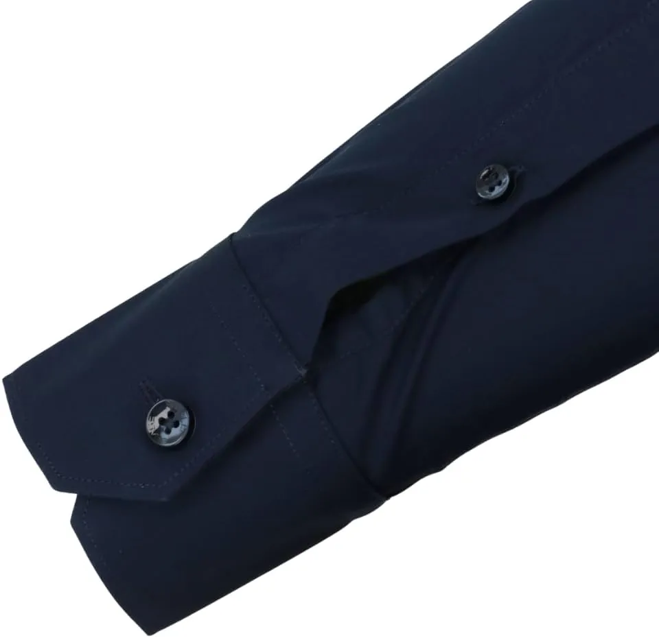 Comfort Fit Dress Shirts for Men, Button Up Long Sleeve, Stretch Dress Shirt