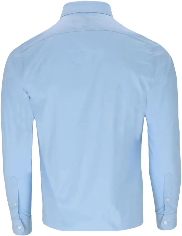 Comfort Fit Dress Shirts for Men, Button Up Long Sleeve, Stretch Dress Shirt