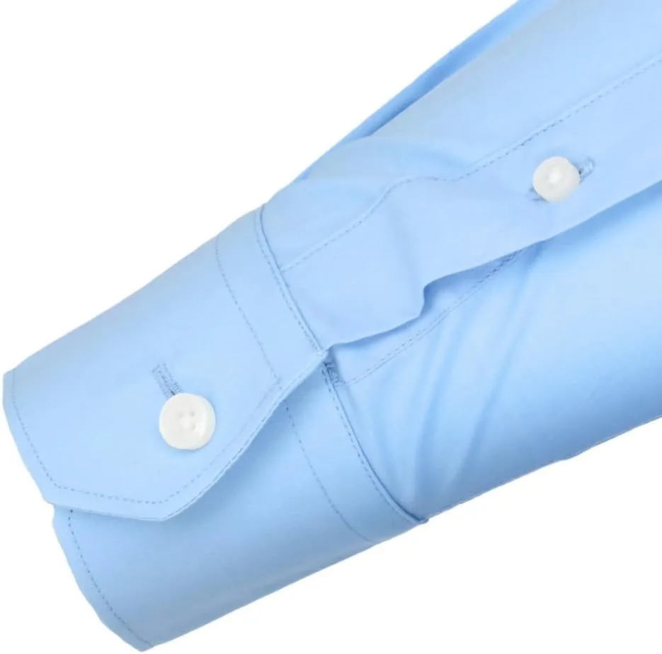Comfort Fit Dress Shirts for Men, Button Up Long Sleeve, Stretch Dress Shirt