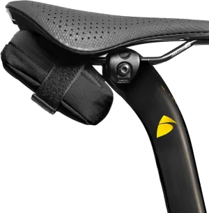 Compact Bike Saddle Bag – Midnight Black | Premium Water-Resistant Ripstop Material, Waterproof Zipper & Internal Pocket | Ultra-Light, Durable Bike Seat Bag for Essential Gear Storage
