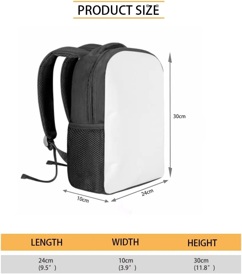 Cool Wolf Fox Print Backpacks for Boys Girls Lightweight Laptop Rucksack Shoulder Bags Bookbag for Middle School,Cute Ice Fox