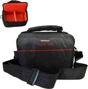 CORUSCATE 7.9 x 6 x 5.1 inches Single Shoulder Crossbody Compact Camera Bag Case Compatible for Canon/for Nikon/for Sony SLR DSLR Cameras