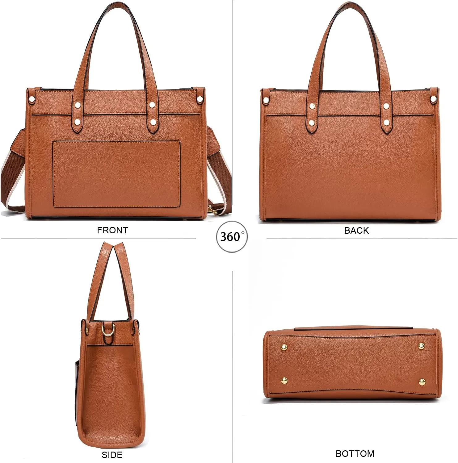 CROJUYI Tote Bag for Women - Satchel Purse and Handbags Ladies Shoulder Totes Crossbody Bags