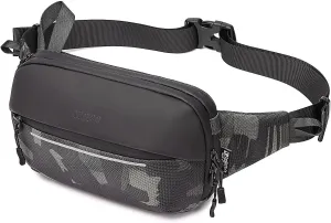 Crossbody Fanny Pack Belt Bag for Women & Men with Multi-Pockets, Waterproof Sling Bag for Travel, Running, Hiking, Cycling, Fashion Waist Bag Fits All Phones, Perfect Running Bag