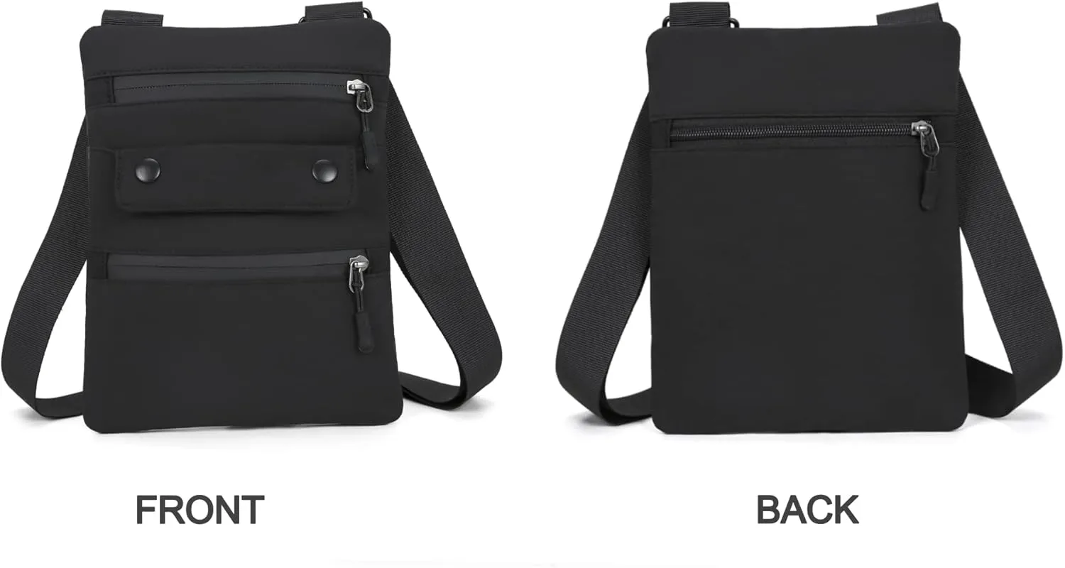 Crossbody Purses for Women Men Nylon Lightweight Small Travel Bag Shoulder Purses and Handbags