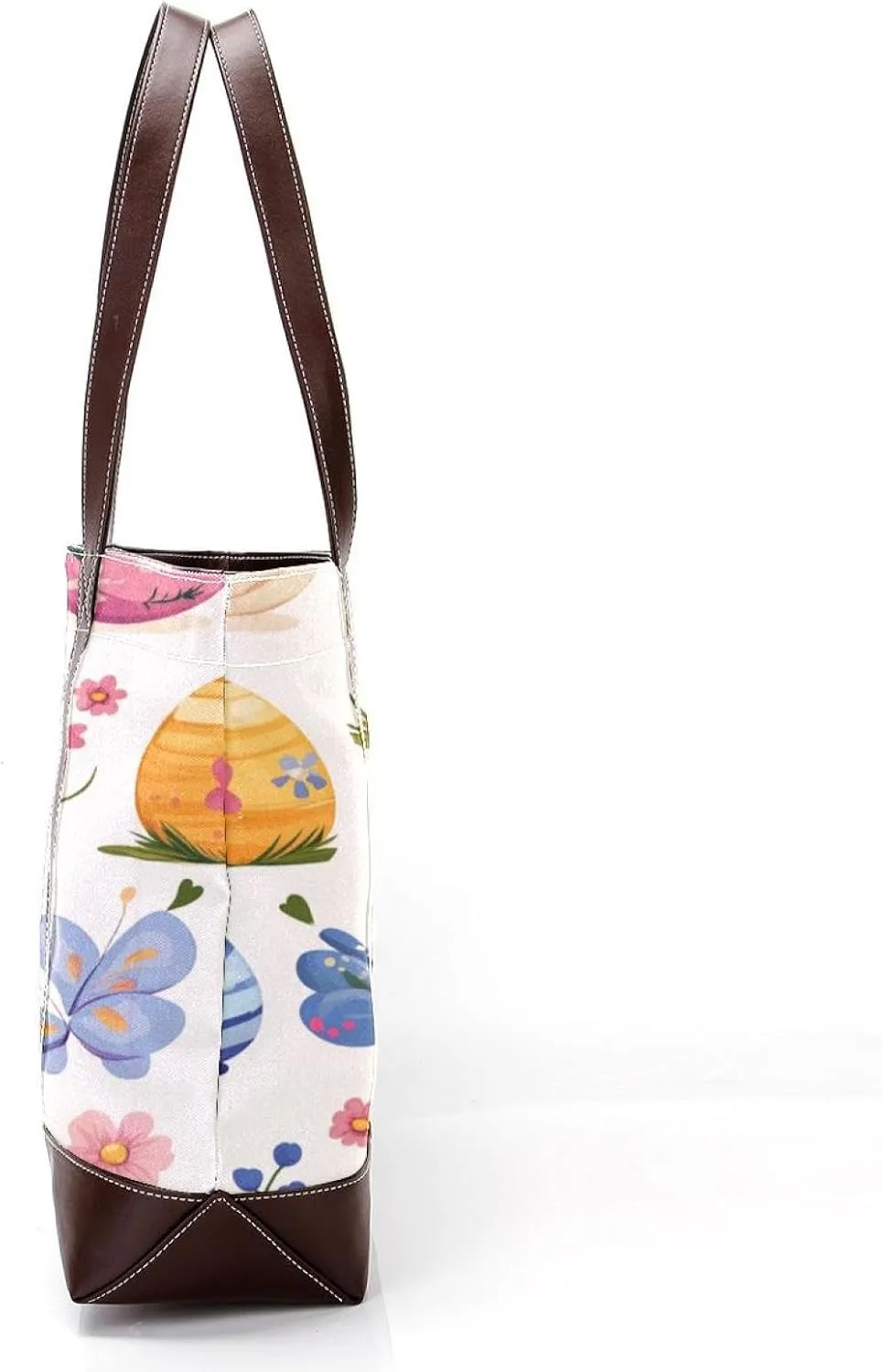 Cute Easter Bunny-1 Tote Bags Durable Leather Canvas Purses and Handbags for Women Top Handle Shoulder Satchel Hobo Bags