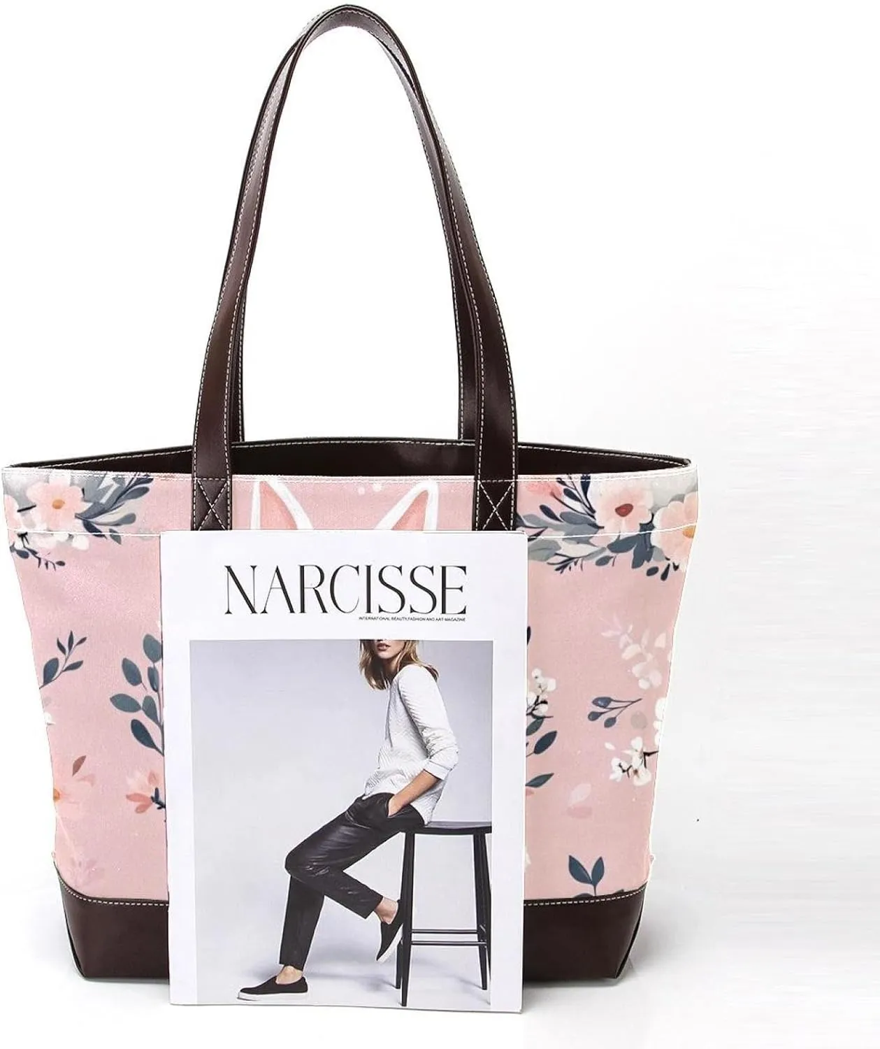 Cute Easter Bunny-1 Tote Bags Durable Leather Canvas Purses and Handbags for Women Top Handle Shoulder Satchel Hobo Bags