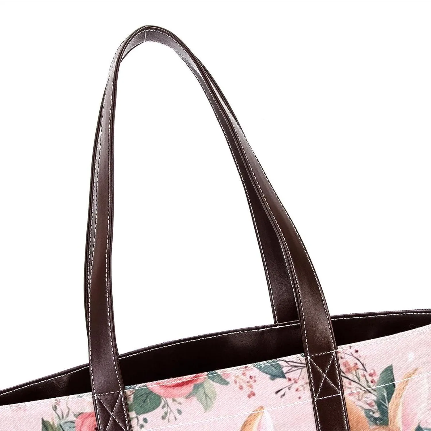 Cute Easter Bunny-1 Tote Bags Durable Leather Canvas Purses and Handbags for Women Top Handle Shoulder Satchel Hobo Bags