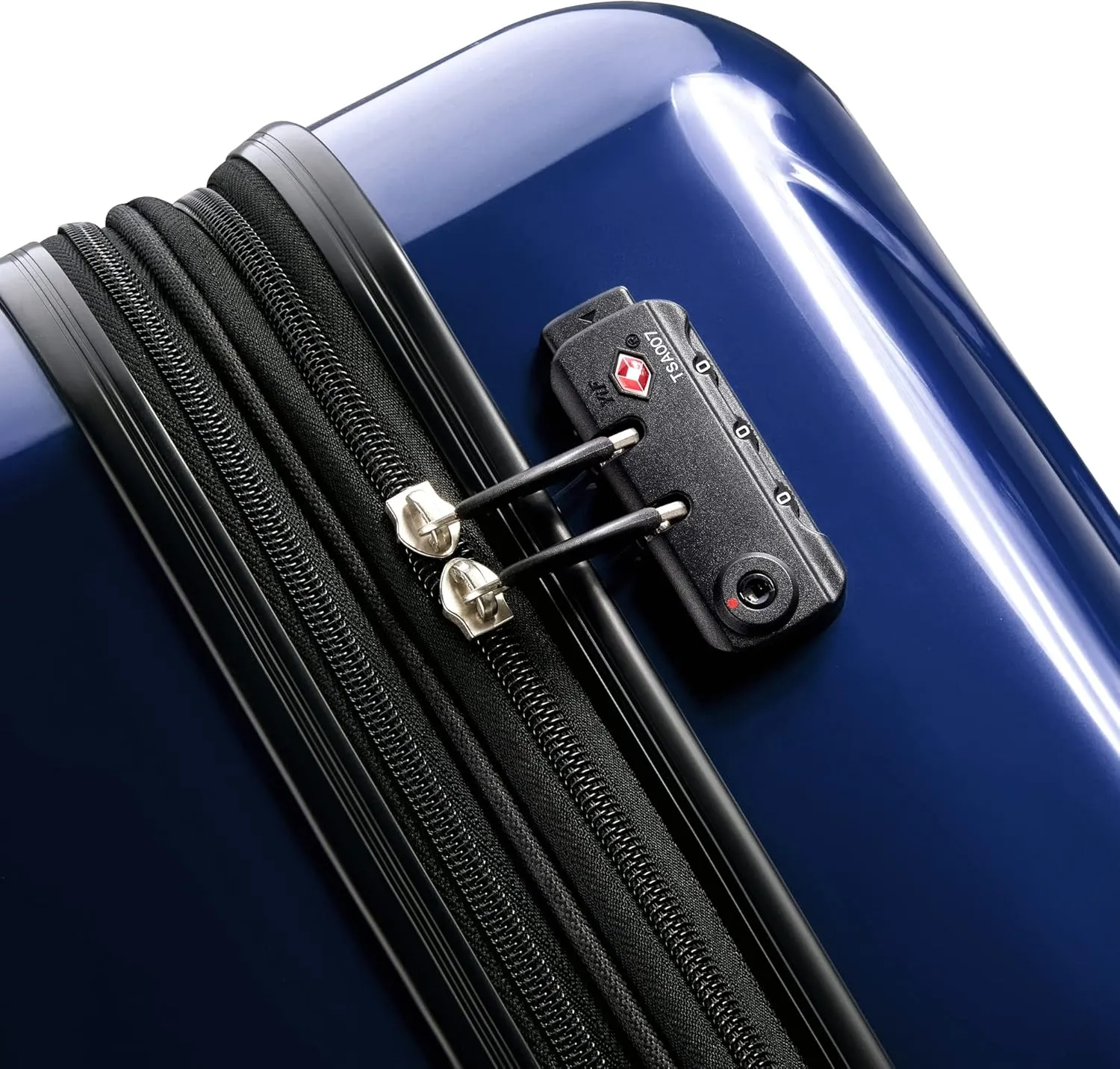 DELSEY PARIS Helium Aero Hardside Expandable Luggage with Spinner Wheels, Blue Cobalt, Checked-Medium 25 Inch