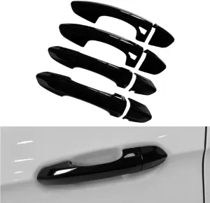 DEYTOP Door Handle Cover Compatible with Ford Fusion 2013-2019 & Edge 2015-2020 2021 2022 Accessories Exterior Door Handle Cover for Ford Mondeo Door Handle Protector Trim (with Smart Keyhole)