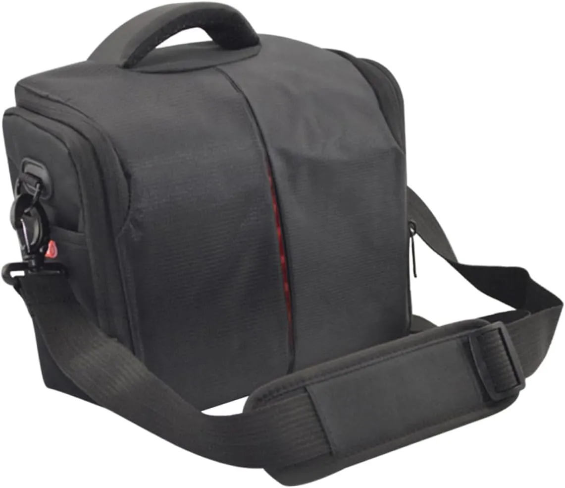 Digital Camera Bag Dslr Accessory Bag Waterproof Lightweight Multi-pockets Adjustable Strap for Outdoor Daily Use