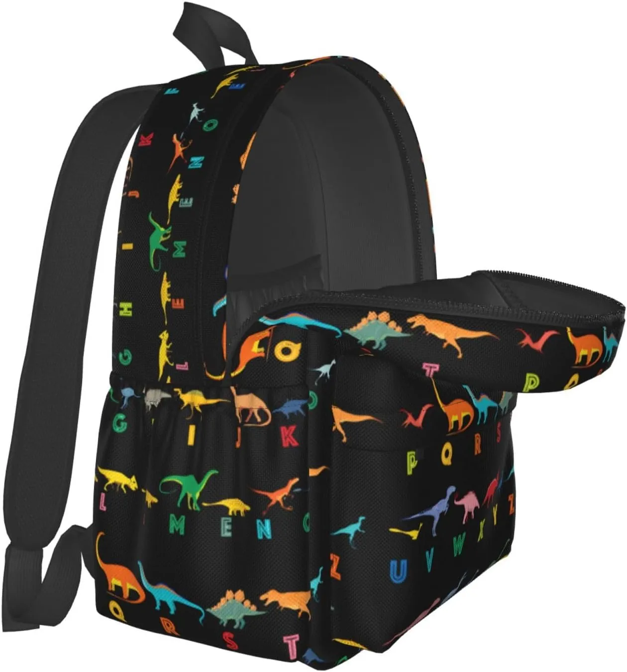 Dinosaur Elemeno Laptop Backpack Shoulder Bag Laptop Pack Travel Backpacks Commuter Back Pack Casual Daypack Bags With Side Pockets