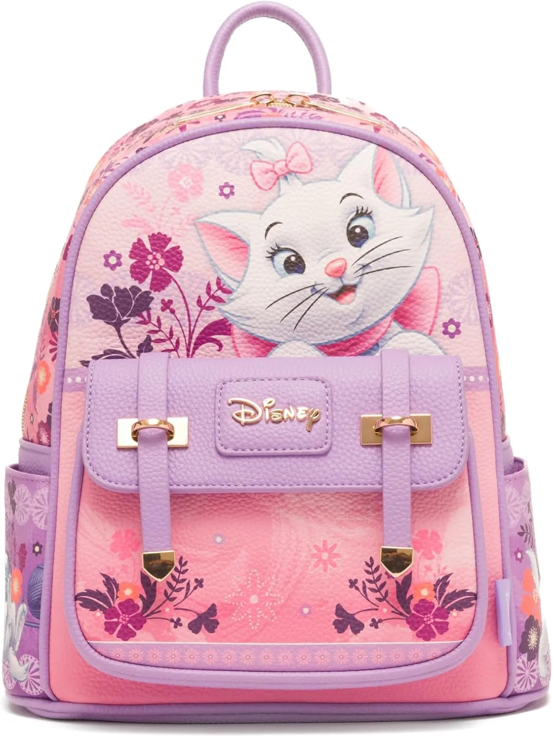 Disney Aristocats Marie 11" Vegan Leather Fashion Mini Backpack
