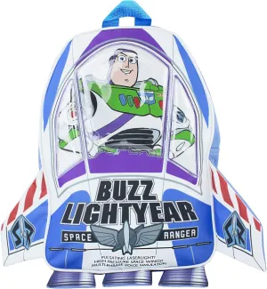 Disney Toy Story Backpack Kids Buzz Lightyear 3D Rocket Rucksack Bag