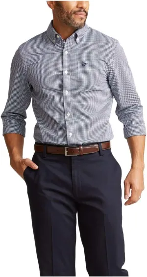 Dockers Men's Classic Fit Long Sleeve Signature Comfort Flex Shirt (Standard and Big & Tall)