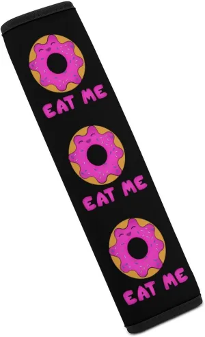 Eat Me Donut Fashion Car Seat Belt Cover Pad for Shoulder Bag Camera Soft Comfort Accessories 1PCS