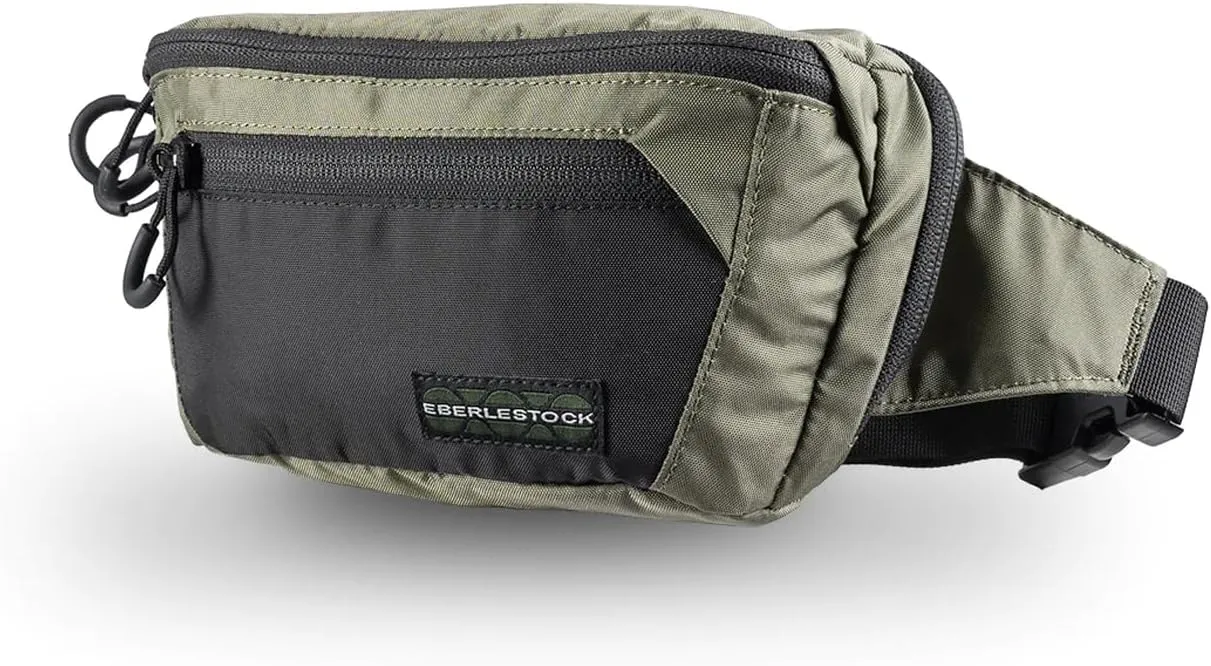 Eberlestock Bando Bag - Tactical Men's Fanny Pack w/Adjustable Waist Belt, Zippered Pockets, Compact Lightweight Belt Bag