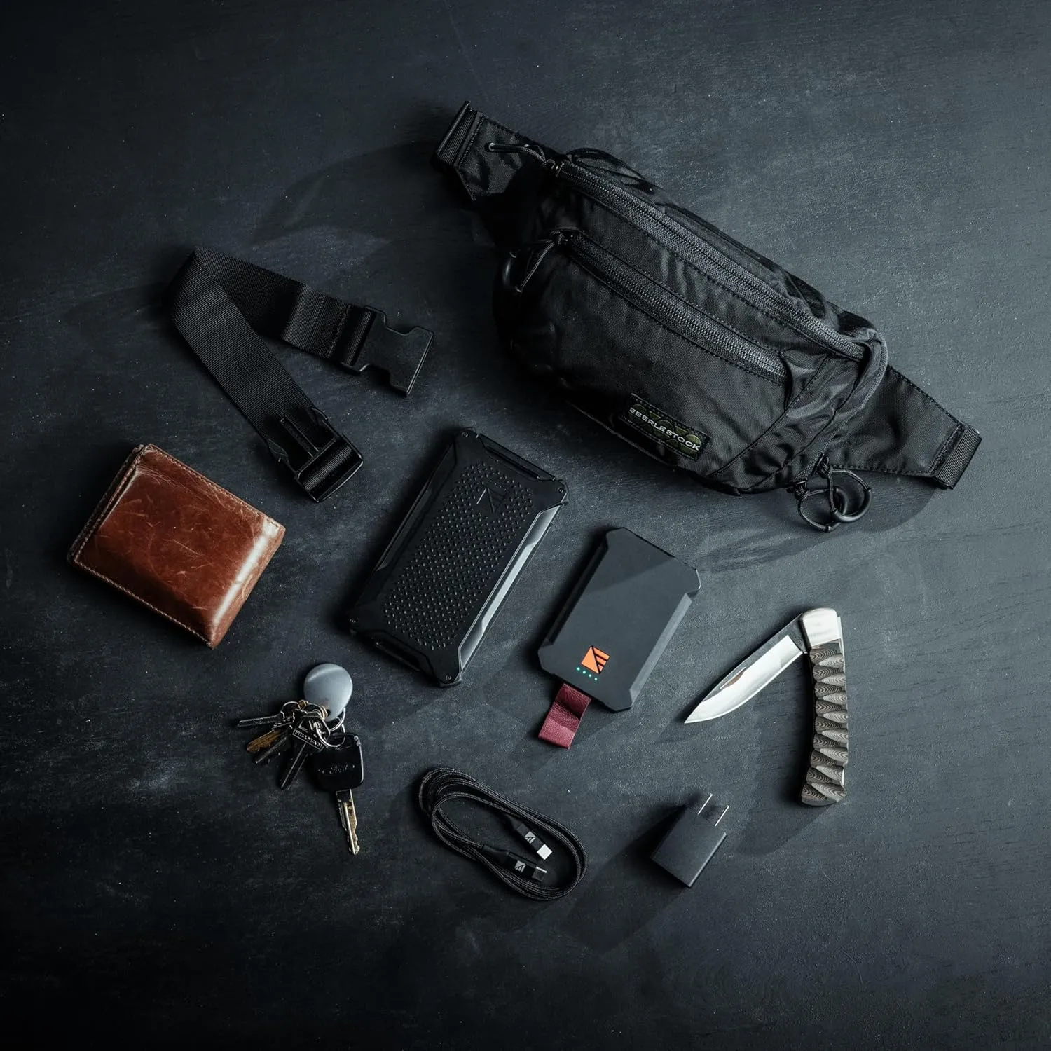 Eberlestock Bando Bag - Tactical Men's Fanny Pack w/Adjustable Waist Belt, Zippered Pockets, Compact Lightweight Belt Bag