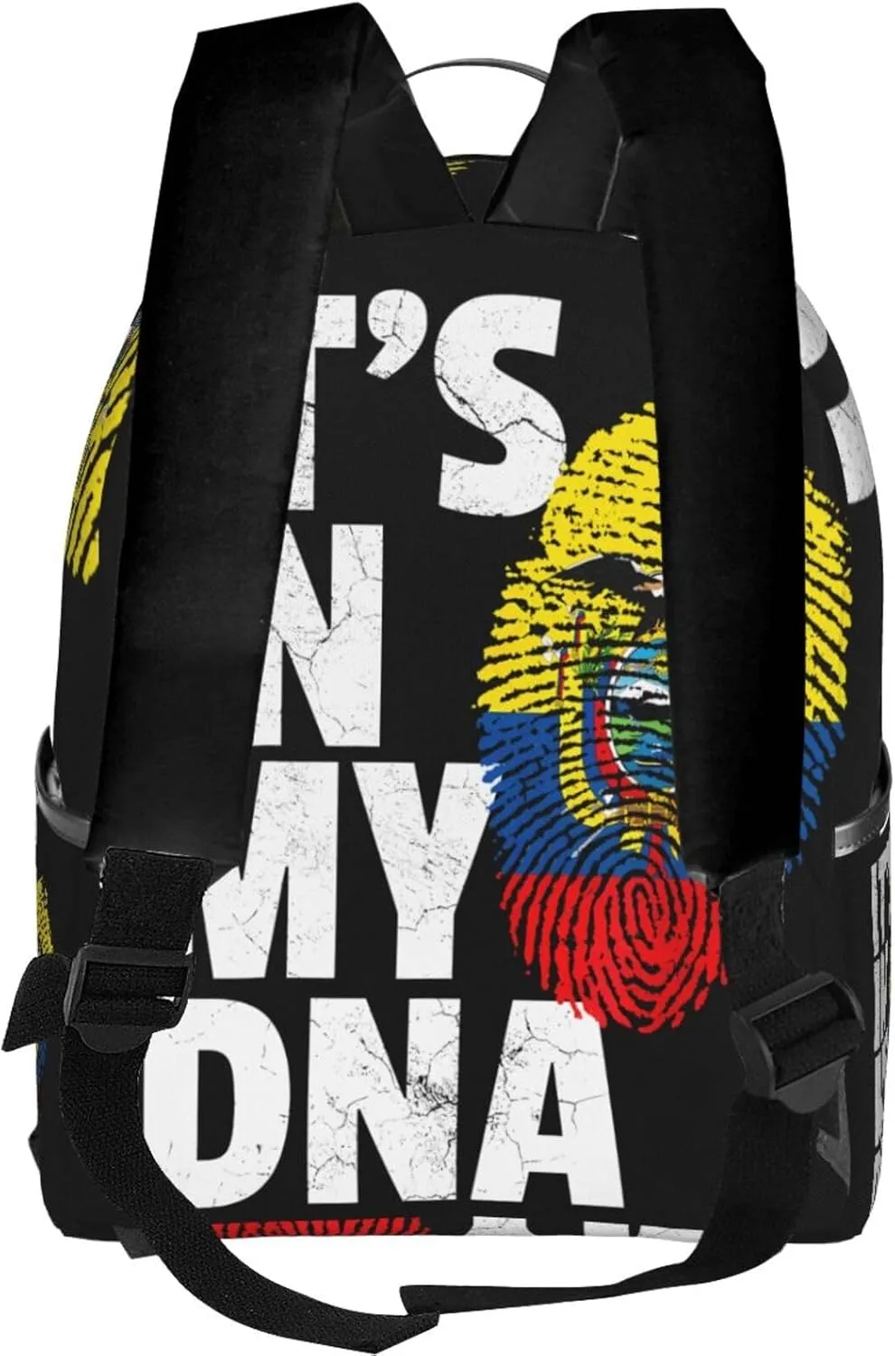 Ecuador Ecuadorian Pride Flag Casual Backpacks Laptop Backpack Carry-on Daypack Sports Travel Rucksack Lightweight Working Bag for Outdoor Hiking Cycling Walking