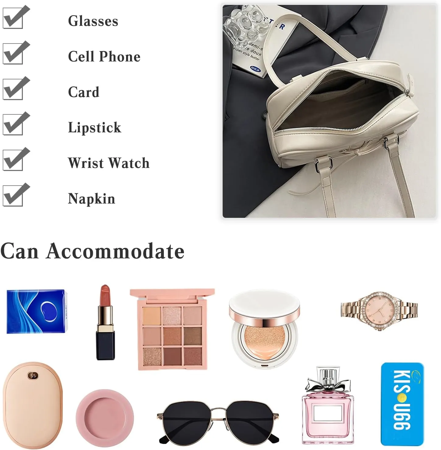 Elegant Handbag for Women PU Leather Shoulder Bag Waterproof Top Handle Bag Fashion Hobo Bag Ladies Tote Bag