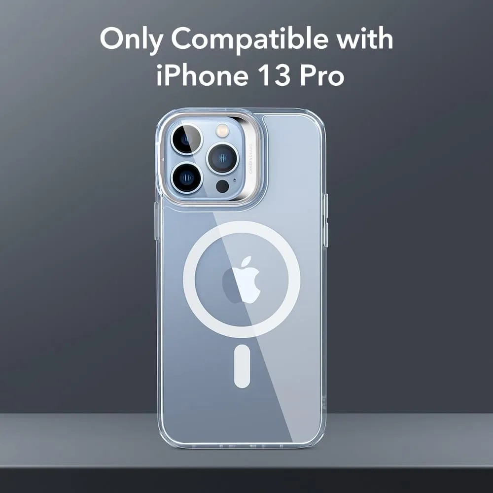 ESR for iPhone 13 Pro Case, Compatible with MagSafe, Shockproof Military-Grade Protection, Built-in Camera Ring Stand, Magnetic Phone Case for iPhone 13 Pro, Classic Series (HaloLock), Clear