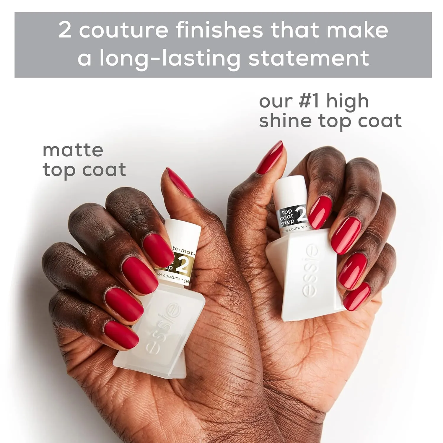 essie Gel Couture Nail Polish Kit, Mauve Nail Polish   Top Coat, Take Me To Thread, 0.46 oz each