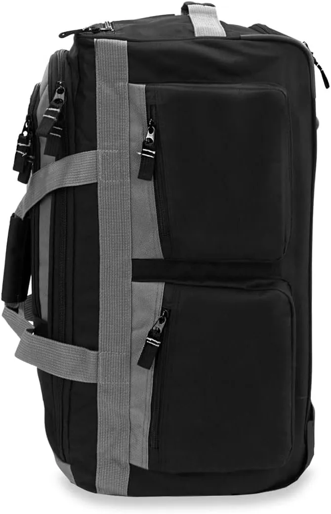 Everest Luggage Rolling Duffel Bag - Large, Black, One Size