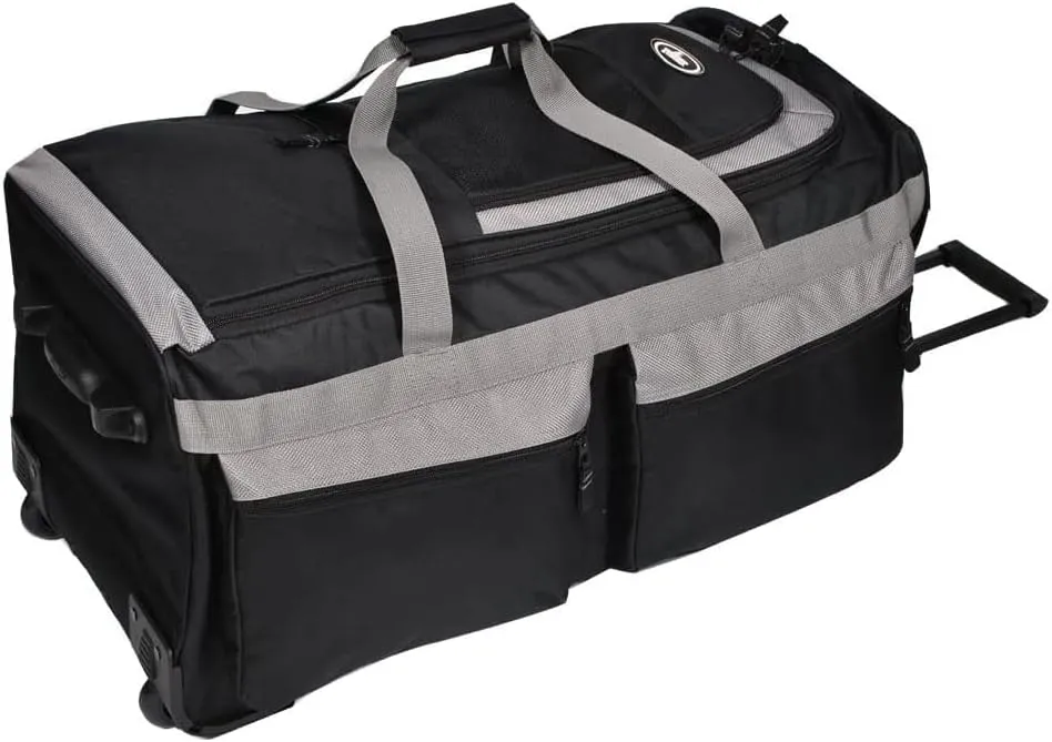 Everest Luggage Rolling Duffel Bag - Large, Black, One Size