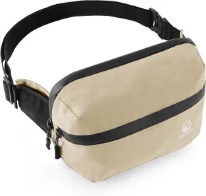 Fanny Pack for Men & Women – Waterproof Fanny Pack & Belt Bag – Stylish Cross Body Bag for Travel, Hiking & Everyday Use – Lightweight & Durable Belt Bag for Women & Men - Khaki