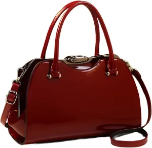 Fashion Leather Women's Top Handle Satchel Crossbody Bag Handbags Tote Purses Hard Shoulder Messenger Bags