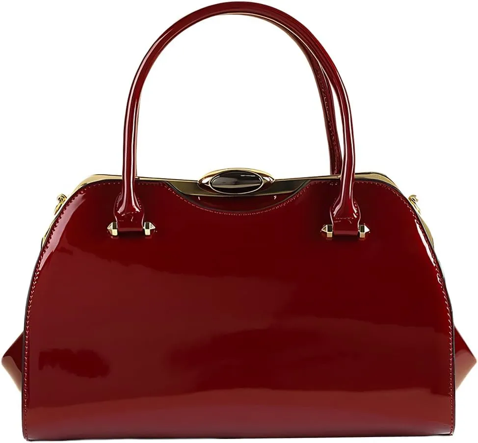 Fashion Leather Women's Top Handle Satchel Crossbody Bag Handbags Tote Purses Hard Shoulder Messenger Bags