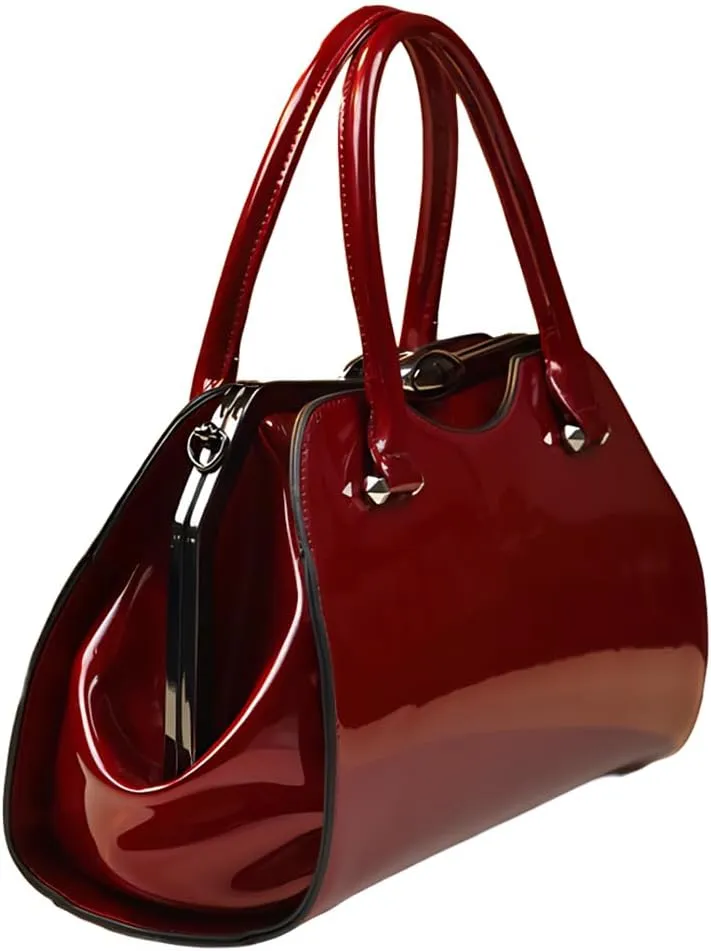 Fashion Leather Women's Top Handle Satchel Crossbody Bag Handbags Tote Purses Hard Shoulder Messenger Bags