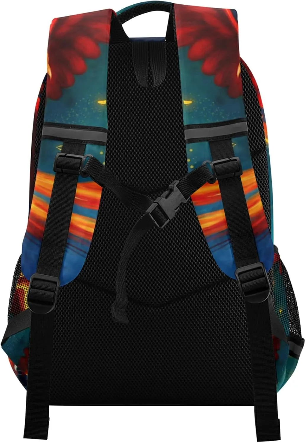 Fire Phoenix Backpack bookbag for Boys Girls, Elementary Schoolbag Travel Bag Casual Daypack Rucksack for Students