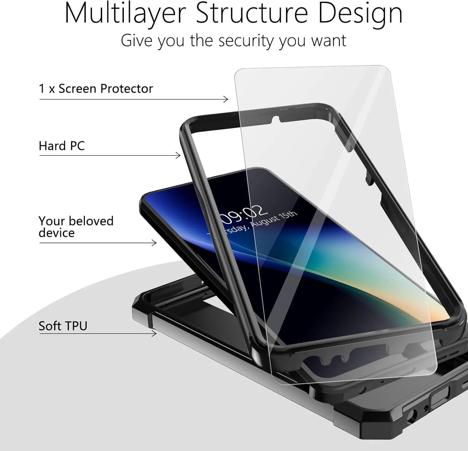 for Cricket Icon 6 SL219C Phone Case for ATT Verge SL219A with Tempered Glass Screen Protector Heavy Duty Dual Layer Hybrid TPU Bumper Pirate Ship Shockproof Cover for Cricket Icon 6
