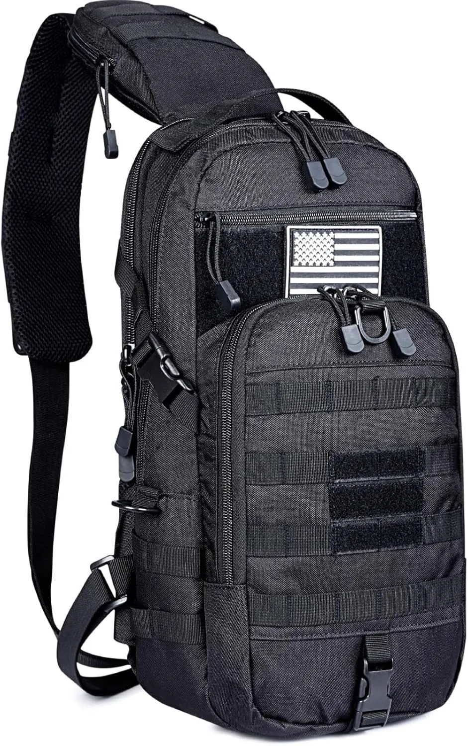 G4Free EDC Bag Tactical Sling Bag Backpack Molle Chest Shoulder Assault Pack Rectangular Outdoor Daypack