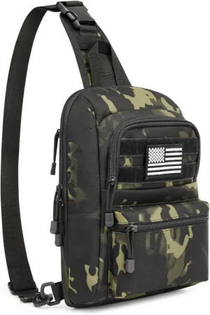 G4Free Tactical Sling Bag Backpack EDC Concealed Carry Bag Military Small Crossbody Shoulder Chest Pack