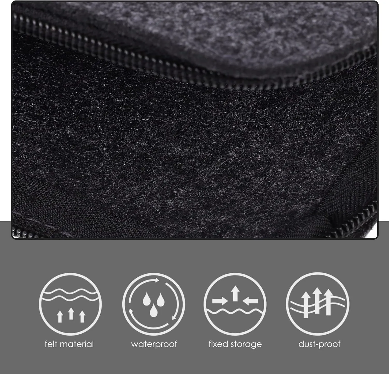 Gadpiparty Felt Tool Storage Bag for Clay Sculpture Tools Durable Organizer for Knives Pliers and Accessories Lightweight Design Easy to Carry for Artists and