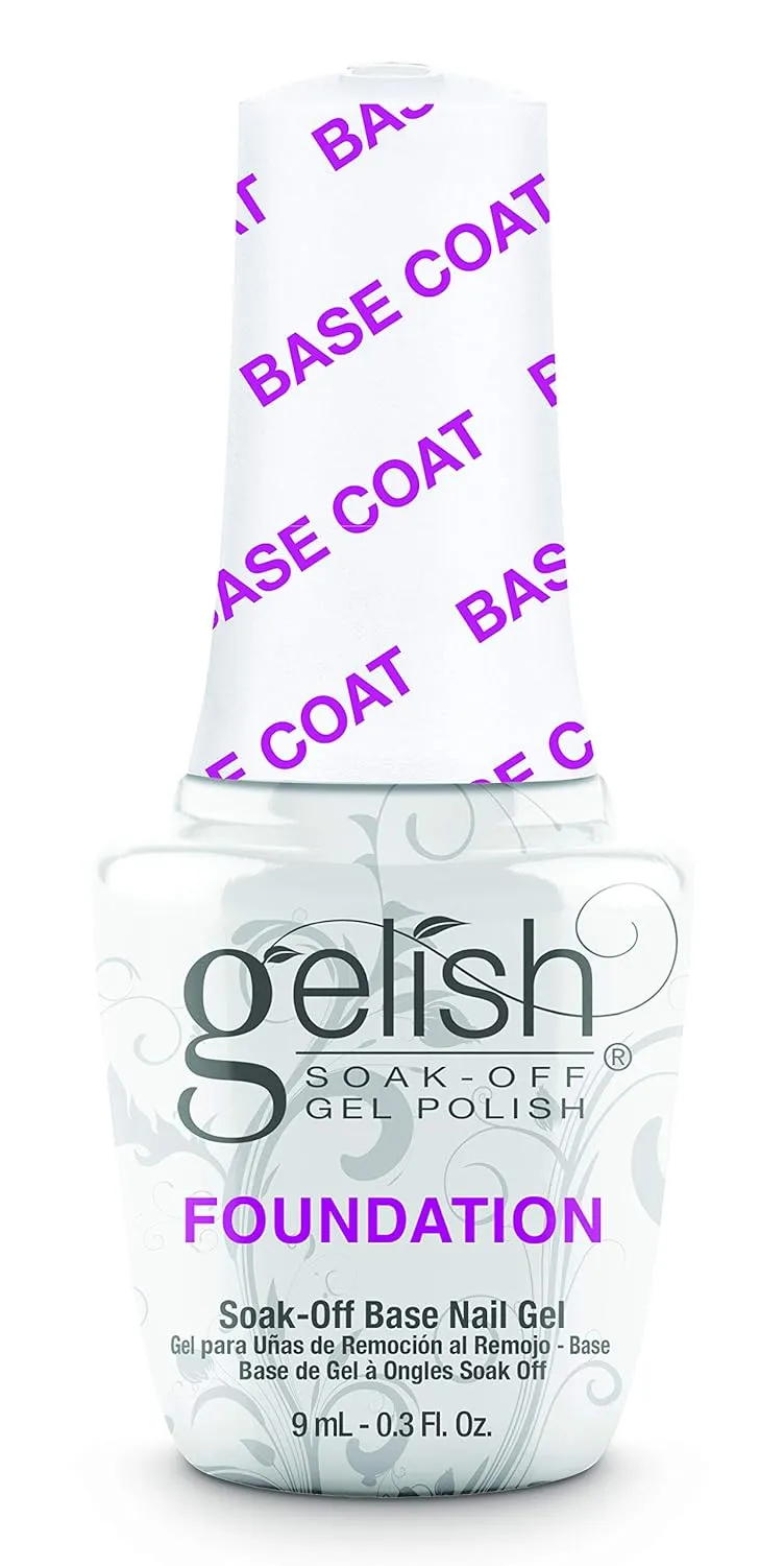 Gelish MINI 9mL Essentials Value Pack – LED/UV Cure, Long-Lasting, Chip-Resistant, Professional Gel Nail Kit for Manicures (Foundation Base Coat, Top It Off & Matte Top It Off)