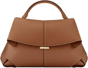 Genuine Leather Handbag for Women, Top Handle Bag, Designer Shoulder Bag Crossbody, Fashion Hobo with Adjustable Strap.