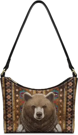 GIFTPUZZ Women Underarm Shoulder Bag Trendy Leather Purse with Top Handle Internal Pocket and Zipper Closure Waterproof