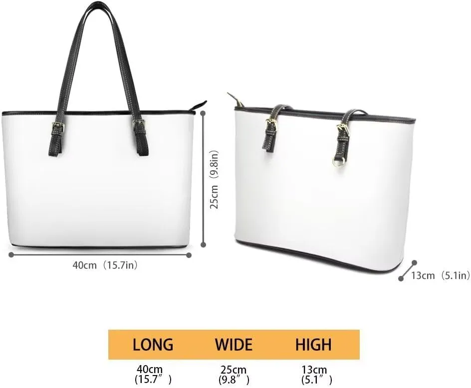 GIFTPUZZ Women's Satchel Handbags with Zipper Women Ladies Tote Bag PU Leather Big Purses Shoulder Bag for Work