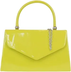 Girly HandBags Patent Clutch Bag Handbag Small Hard Case Ladies