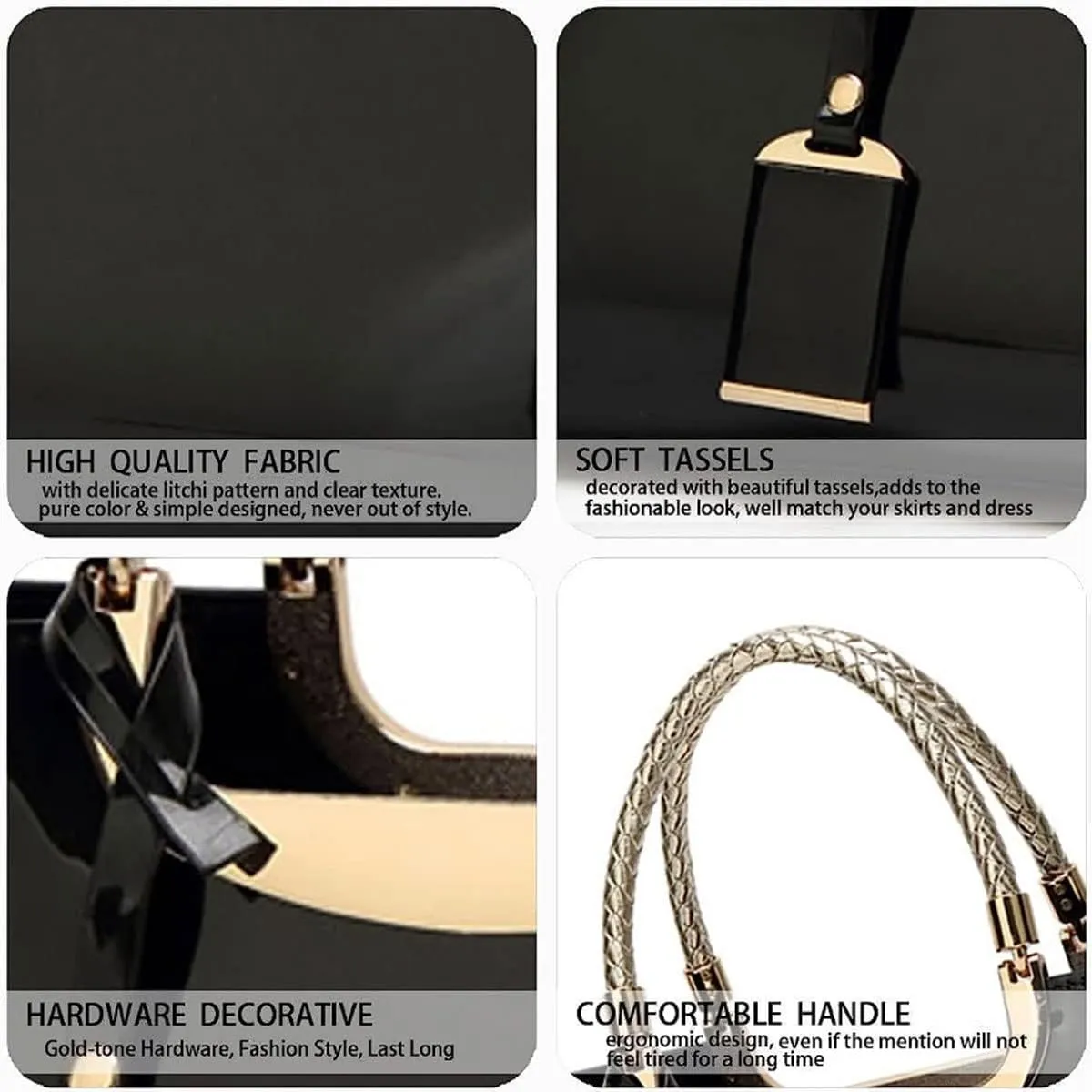 Glossy Women Handbag Faux Patent Leather Top-Handle Bag Structured Shoulder Bag Tote Evening Purse Party Satchel
