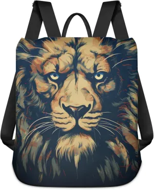 Graceful Tiger Anti-Theft Rucksack Fashion Backpack Travel Shoulder Bag Lightweight Waterproof Daypack Casual Backpacks For Women Men