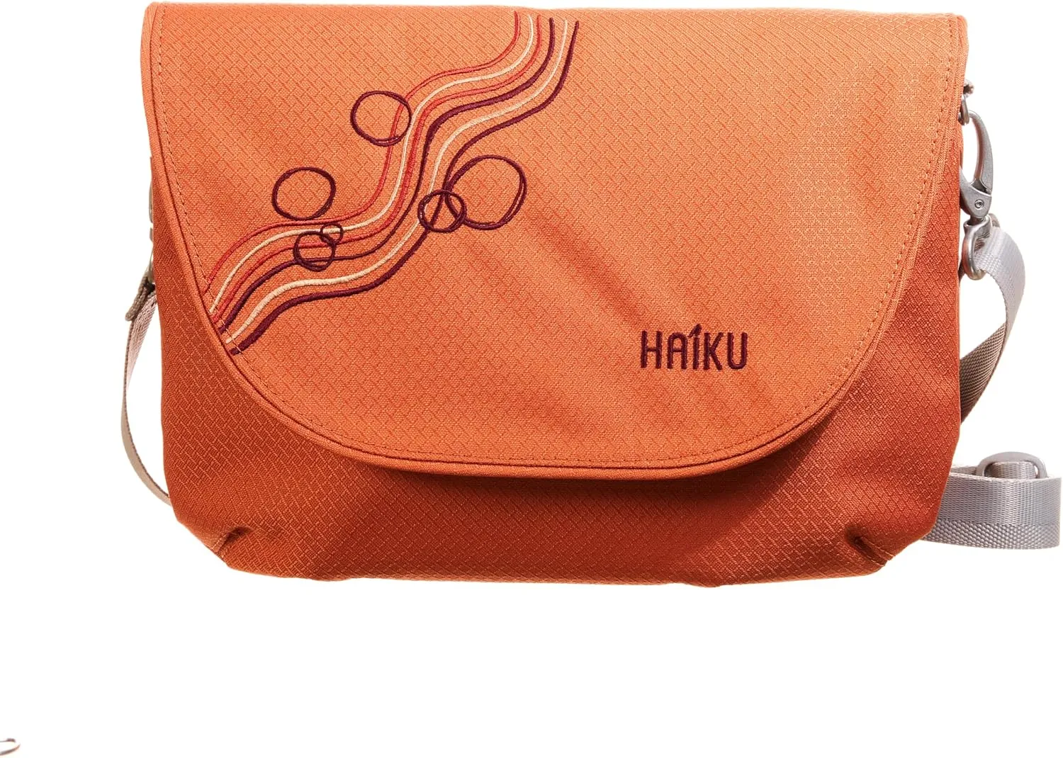 HAIKU Bliss Eco-Friendly RFID Blocking Travel Crossbody Saddle Bag, Rustic Clay