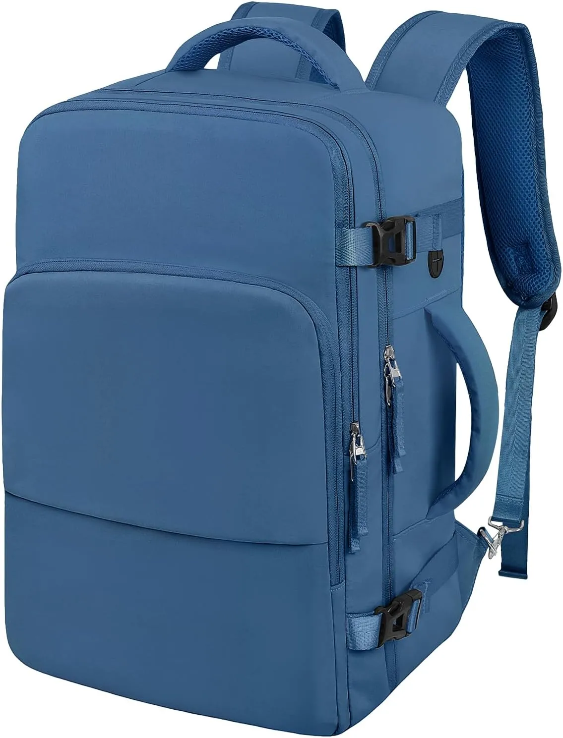 Hanples Large Travel Laptop Backpack for Women, Deep Blue, Unisex