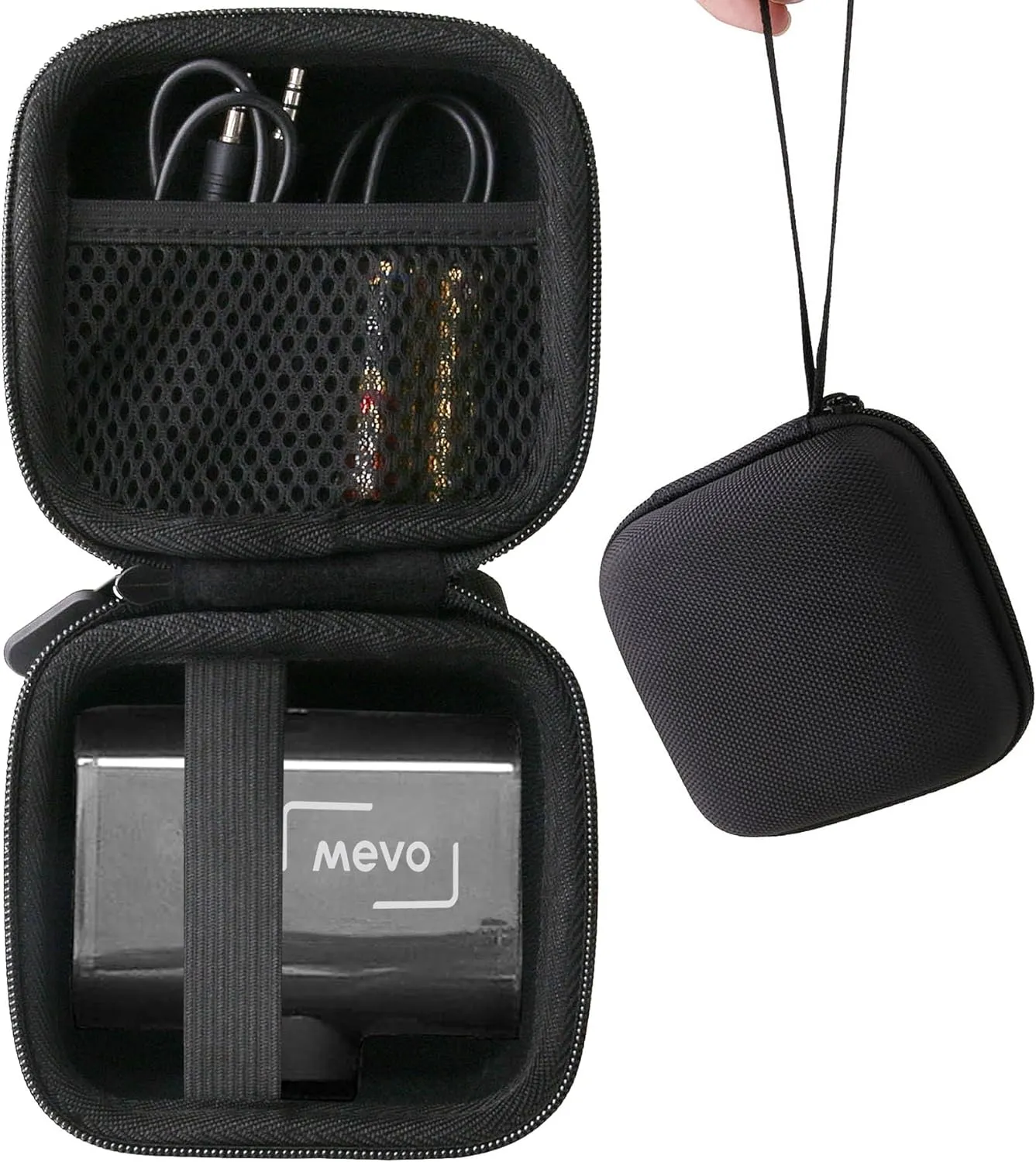 Hard EVA Carrying Case Compatible with Logitech for Creators Mevo Start, Wireless Live Streaming Camera Storage Box.
