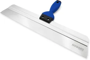 HOGARD 18" Pro Taping Knife | Premium Stainless Steel Blade with a Soft Grip | Best Drywall Taping Tool