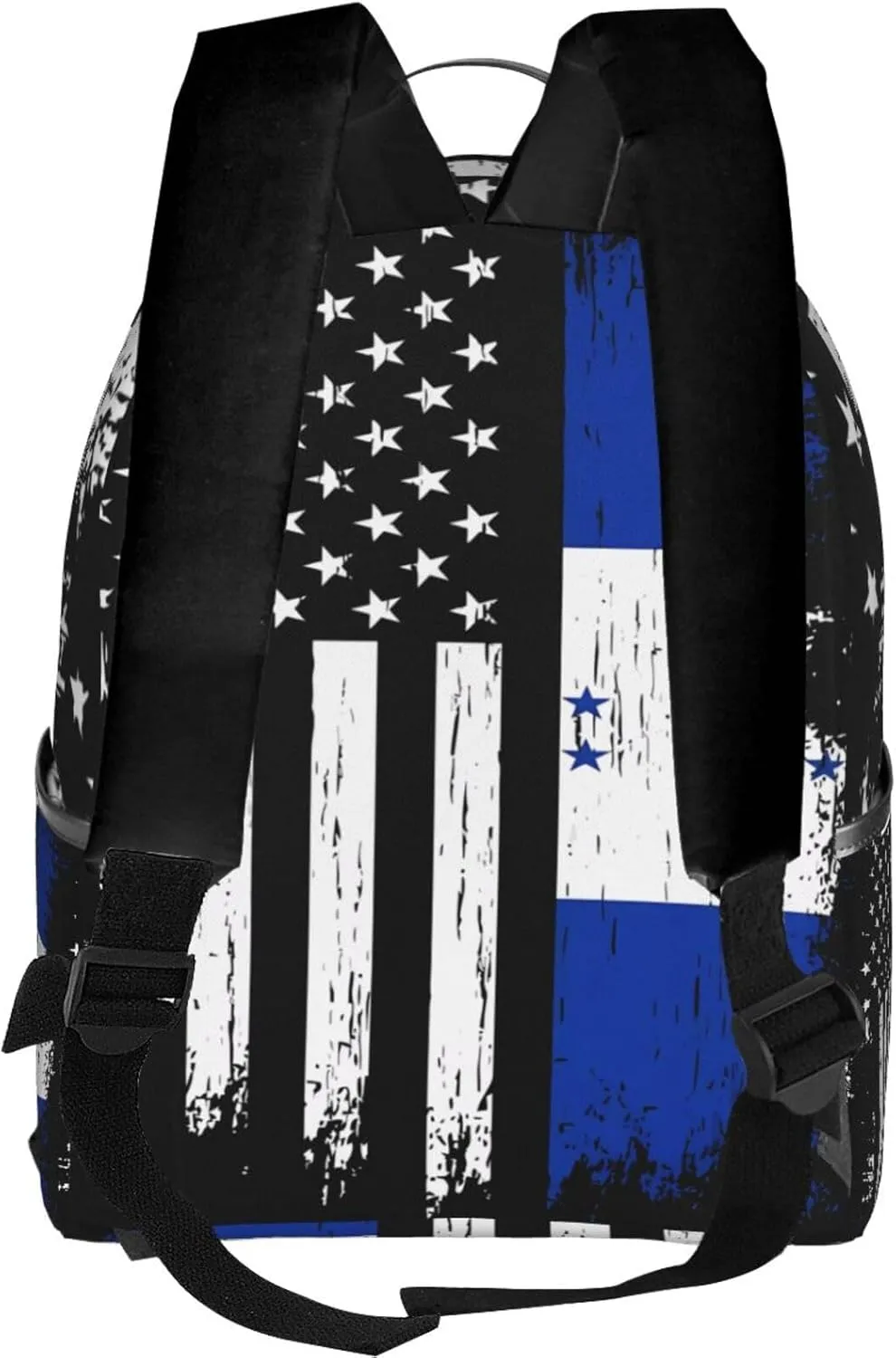 Honduran American Flag Pride Honduras Casual Backpacks Laptop Backpack Carry-on Daypack Sports Travel Rucksack Lightweight Working Bag for Outdoor Hiking Cycling Walking